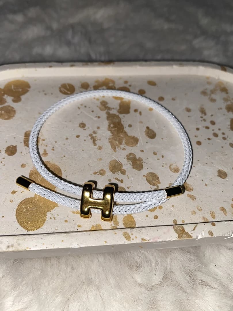 BRACLET HERMES en acier inoxydable